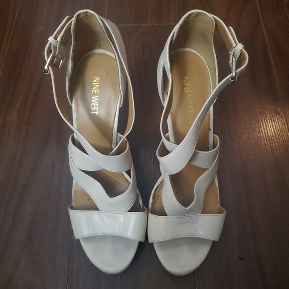 Nine West tan stiletto sandals - Picture 14 of 15